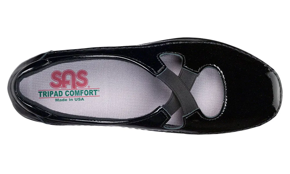 Women's Crissy Slip On Loafer in Black Patent