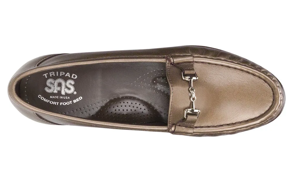 Women's Metro Slip On Loafer in Bronze