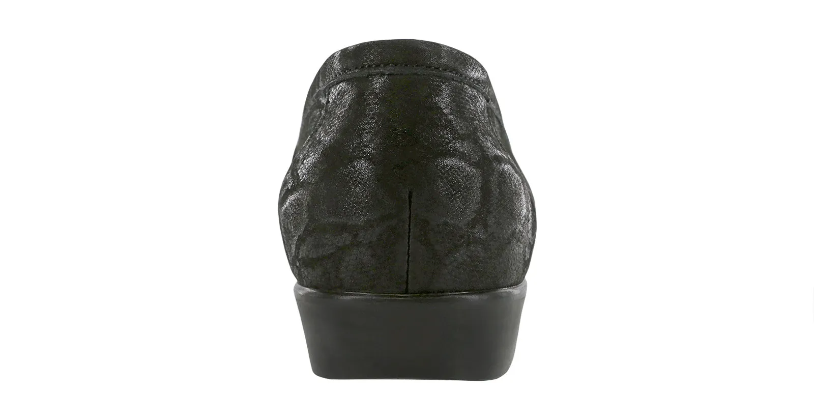 Women's Metro Slip On Loafer in Nero Snake