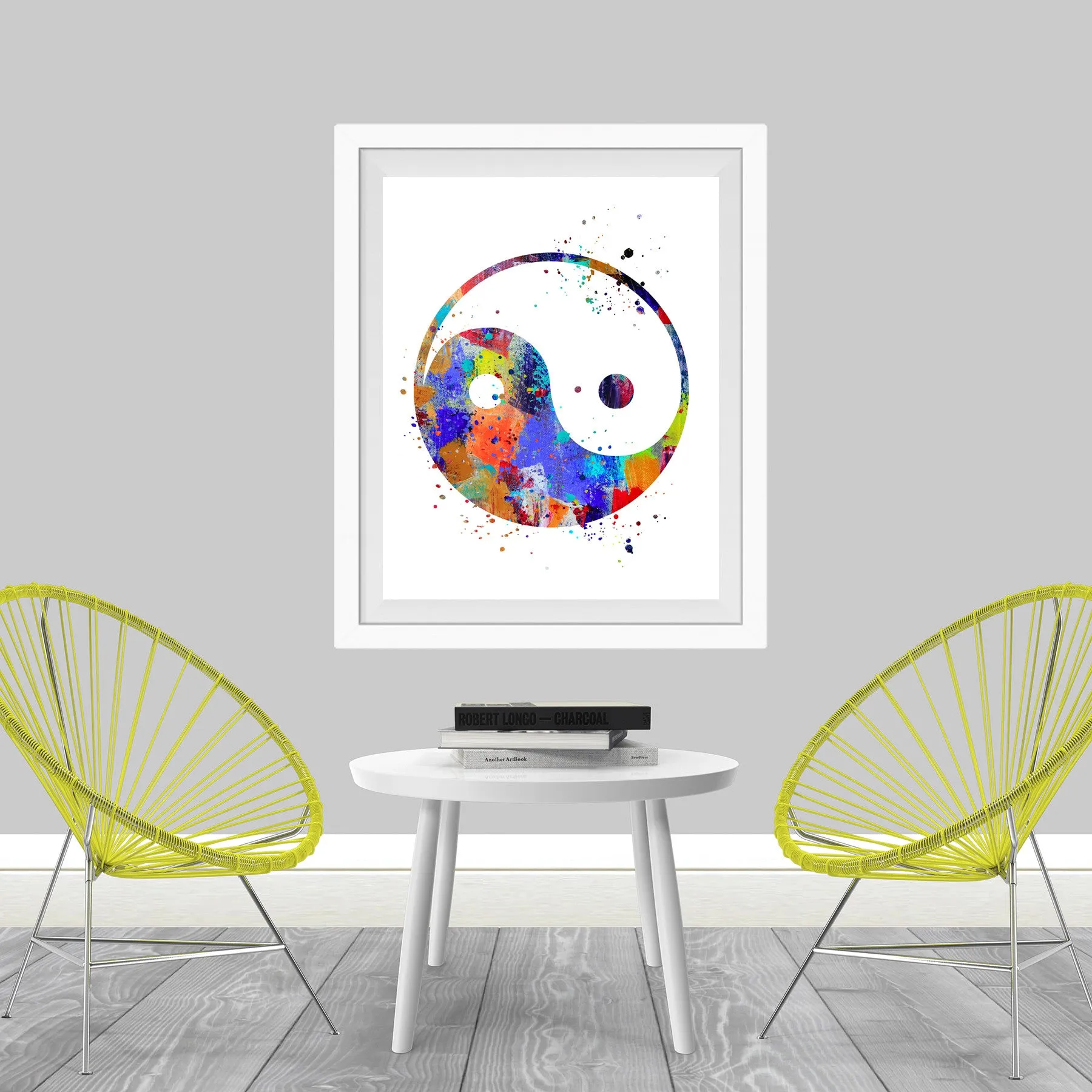 Yin Yang  Art Print - Unframed