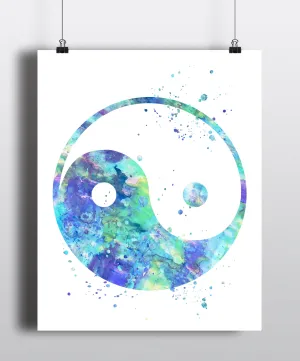 Yin Yang  Art Print - Unframed