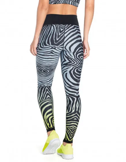 Zebra Neon Lightweight Print F/L Tights